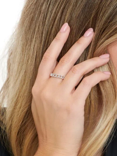 Devata Curb Link Ring In Metallic