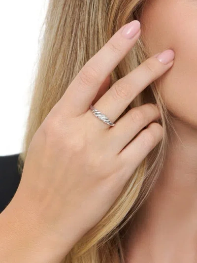 Devata Rope Ring In Metallic