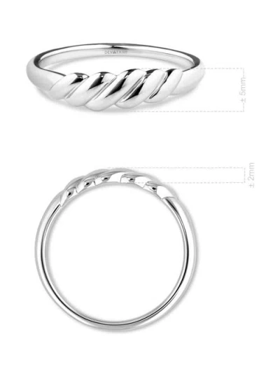 Devata Rope Ring In Metallic