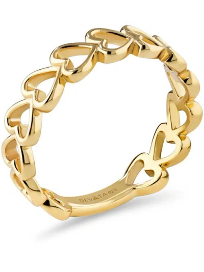 Devata Open Heart Ring In Gold