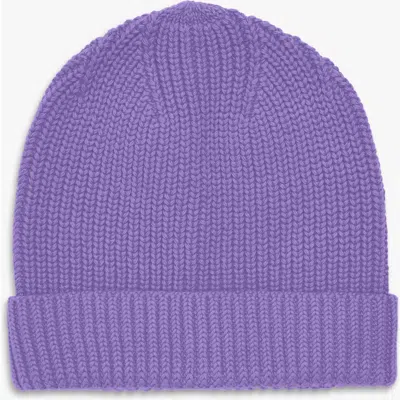 Primary Kids Cotton Beanie In Purple