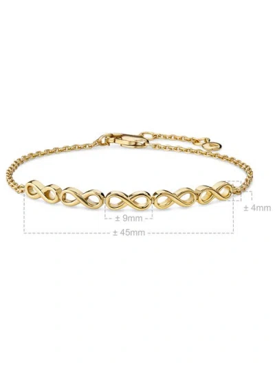 Devata Infinity Chain Bracelet In Gold