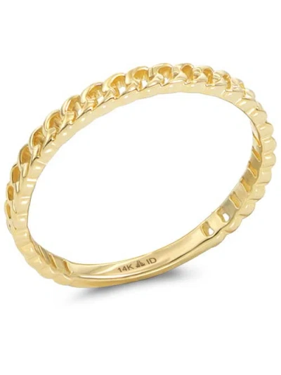 Devata Cuban Link Ring In Gold