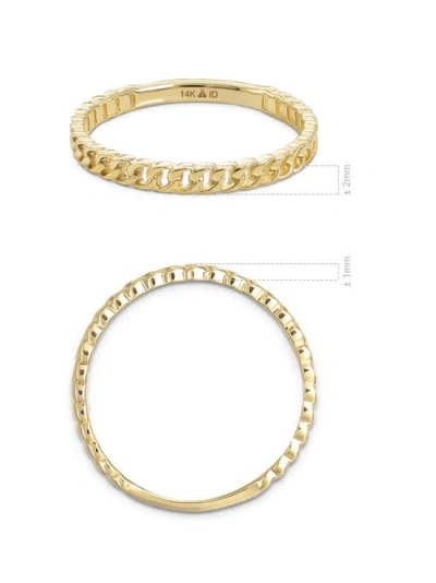 Devata Cuban Link Ring In Gold