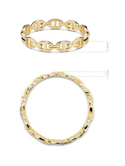 Devata Mariner Anchor Ring In Gold