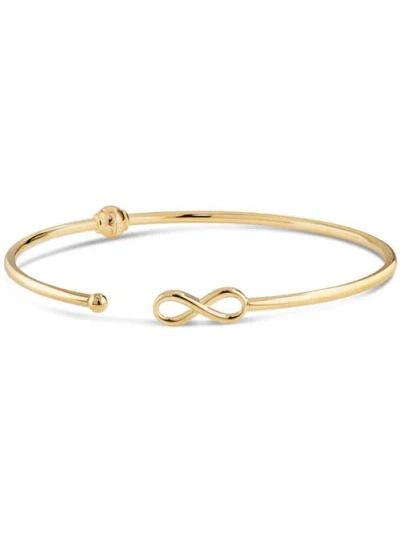 Devata Infinity Bangle Bracelet In Gold