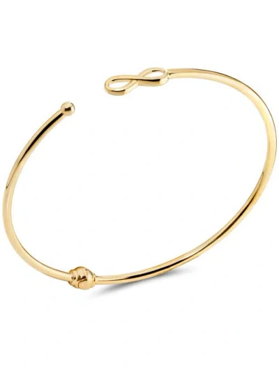 Devata Infinity Bangle Bracelet In Gold