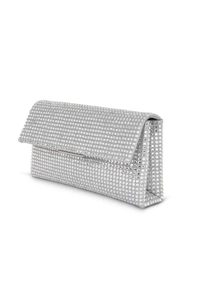 Jewel Badgley Mischka Jayden Crystal Envelope In Silver