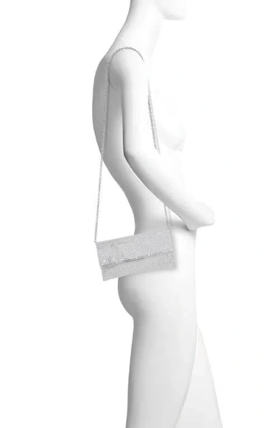 Jewel Badgley Mischka Jayden Crystal Envelope In Silver