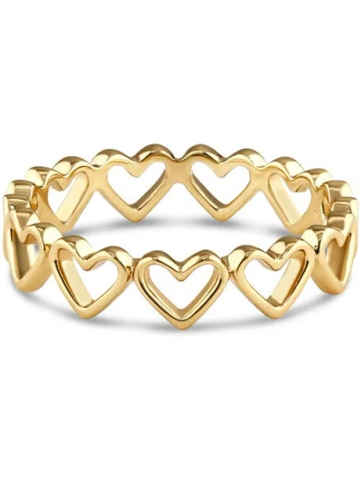 Devata Open Heart Eternity Ring In Gold
