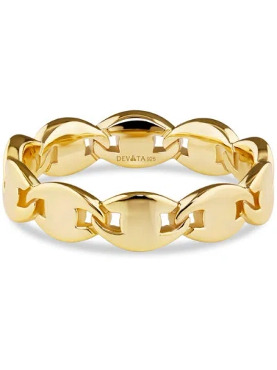 Devata Mariner Anchor Eternity Ring In Gold