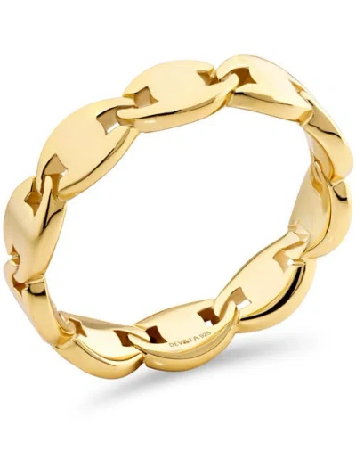 Devata Mariner Anchor Eternity Ring In Gold