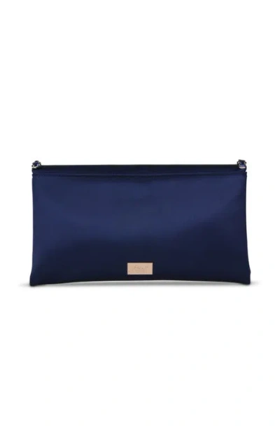 Jewel Badgley Mischka Mika Mix Crystal Neckline Envelope In Blue