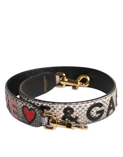 Dolce & Gabbana Multicolor Dg Amore Patch Bag Shoulder Women's Strap In Multi