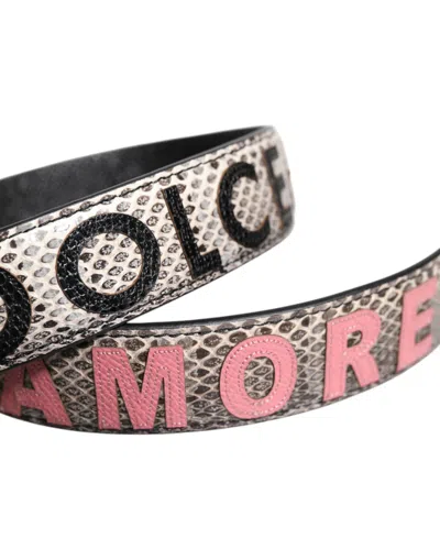 Dolce & Gabbana Multicolor Dg Amore Patch Bag Shoulder Women's Strap In Multi