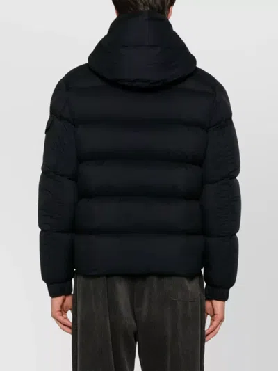 Moncler Maya 70 Hooded Short Down Jacket In Multi