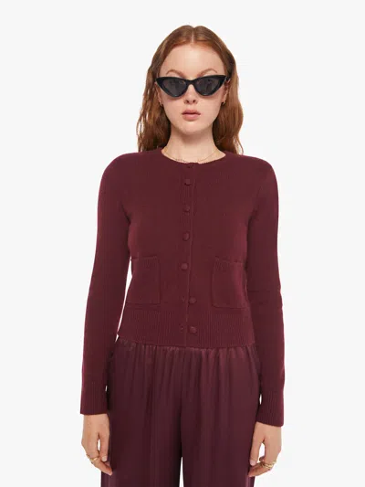 Sablyn Emilia Cardigan Bordeaux Shirt In Burgundy