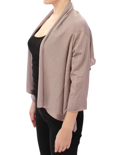 Dolce & Gabbana Elegant Cashmere-silk Blend Light Knit Shrug In Animal Print