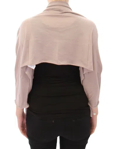 Dolce & Gabbana Elegant Cashmere-silk Blend Light Knit Shrug In Animal Print