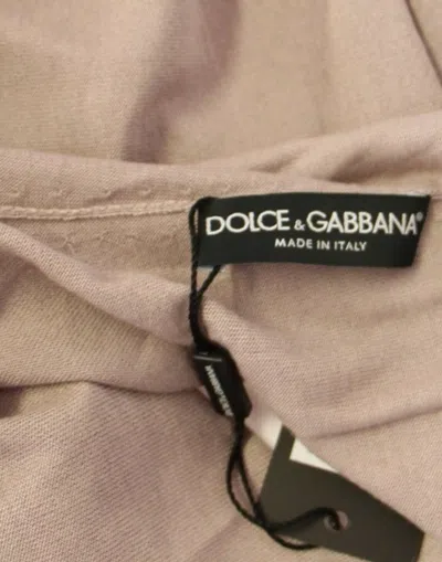 Dolce & Gabbana Elegant Cashmere-silk Blend Light Knit Shrug In Animal Print
