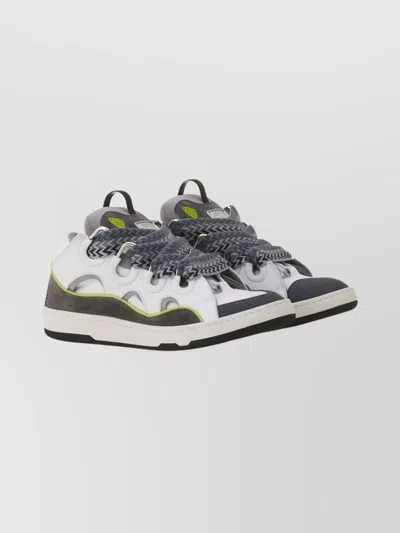 Lanvin Urban Style Sneakers Featuring Unique Sole In Multi