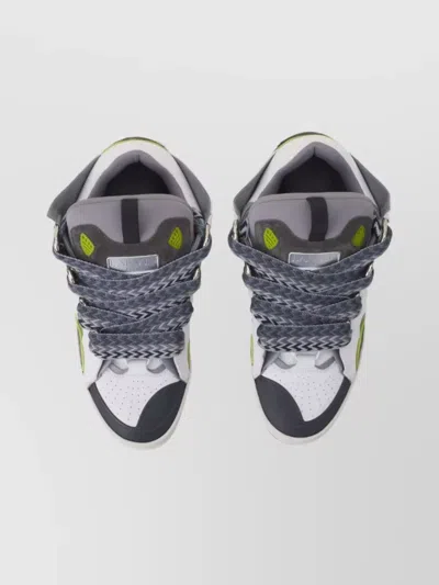 Lanvin Urban Style Sneakers Featuring Unique Sole In Multi