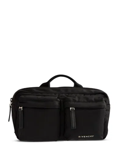 Givenchy Multi-pocket Top-handle Belt Bag In Black