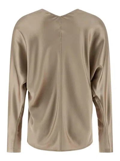 Brunello Cucinelli Blusa - Beis In Brown