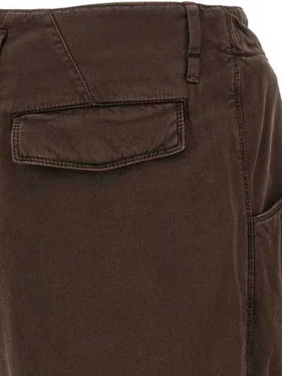 Brunello Cucinelli Functional Cargo Trousers Featuring Pockets In Brown
