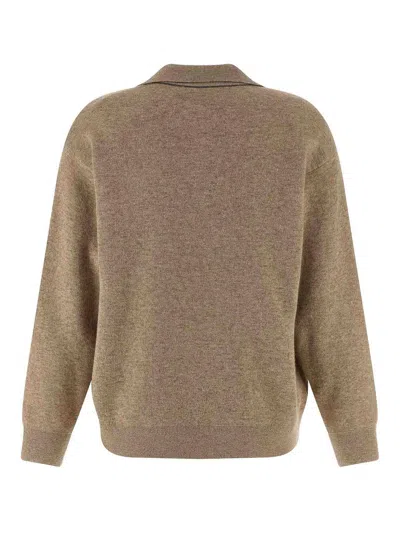 Brunello Cucinelli Polo - Beis In Brown