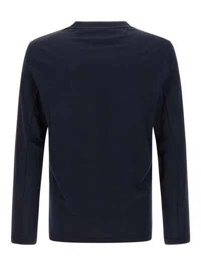 Brunello Cucinelli Multi Layer T-shirt Multicolor In Blue