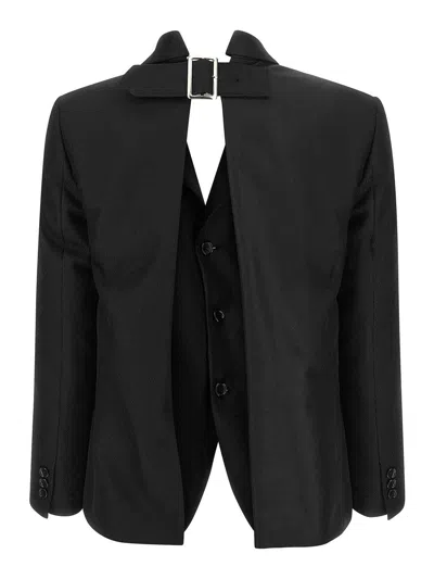 Comme Des Garçons Jacket Comme Des Garcons Woman Color Black In Black