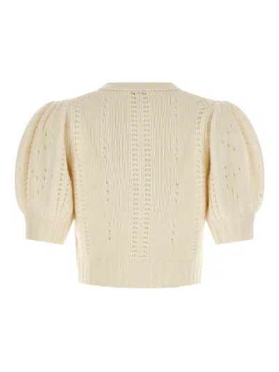 Chloé Chloè Wool Top In Neutral
