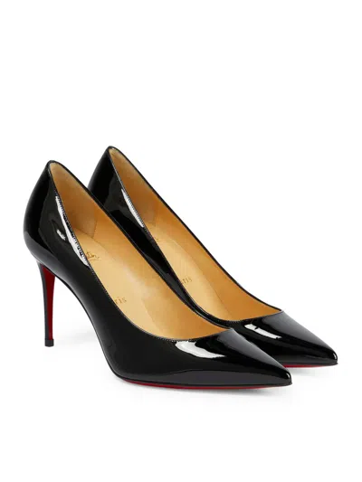 Christian Louboutin Kate Pumps Pointed Toe Stiletto Patent Sole In Black