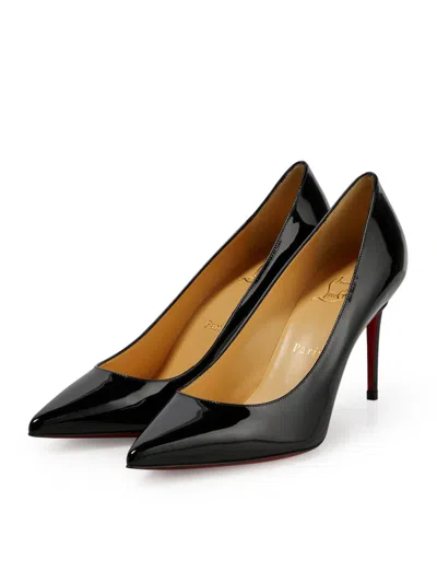 Christian Louboutin Kate Pumps Pointed Toe Stiletto Patent Sole In Black