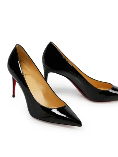Christian Louboutin Kate Pumps Pointed Toe Stiletto Patent Sole In Black