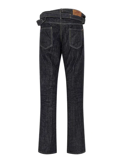 Dsquared2 Dsquared Blue Denim Dsquared X Magliano Butch Jeans In Blue