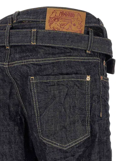 Dsquared2 Dsquared Blue Denim Dsquared X Magliano Butch Jeans In Blue