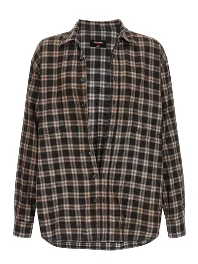 Dsquared2 Dsquared Men Embroidered Flannel Dsquared X Magliano Shirt In Multi