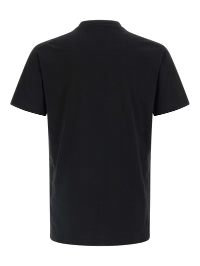 Dsquared2 Black T-shirt With 30th Anniversary Pink Print In Black