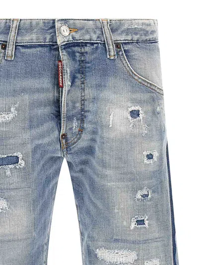 Dsquared2 Better Collaboration Mother Jeans Style In Blue