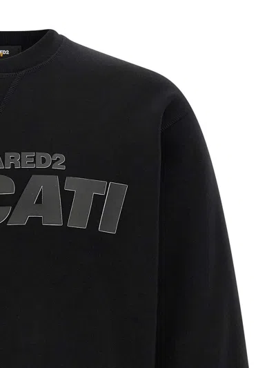 Dsquared2 X Ducati Capsule Sweatshirt In Black