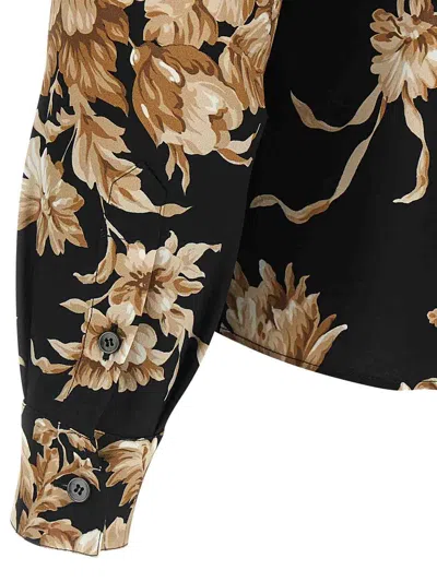 Dolce & Gabbana Charmeuse Shirt In Multi