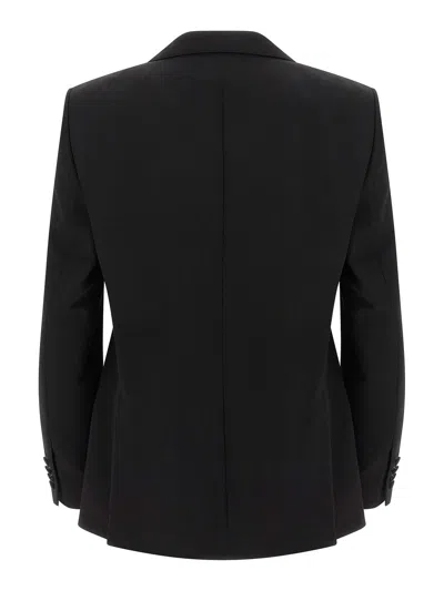 Dolce & Gabbana Double-breasted Sicilia Jacket In Black