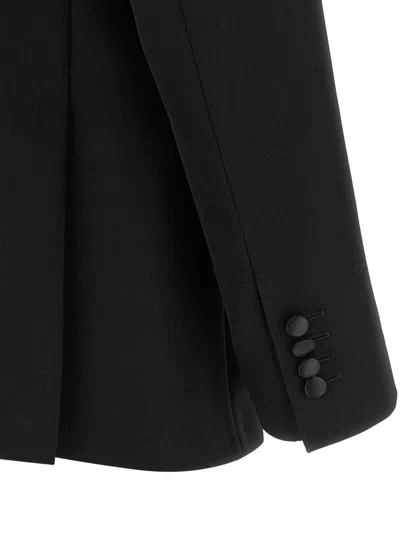 Dolce & Gabbana Double-breasted Sicilia Jacket In Black