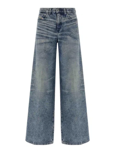 Diesel 1978 D-akemi-fsh Jeans In Blue