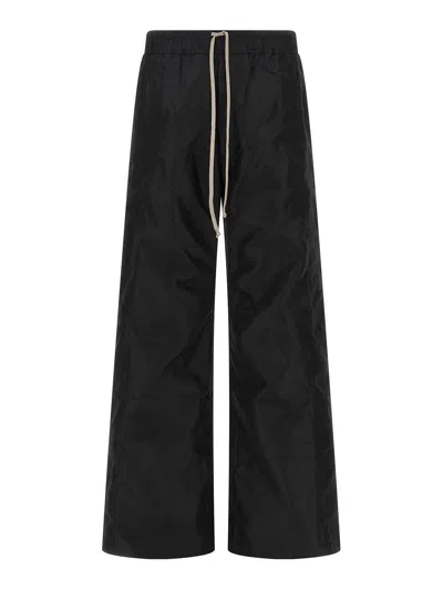 Drkshdw Black Nylon Pusher Trousers In Black