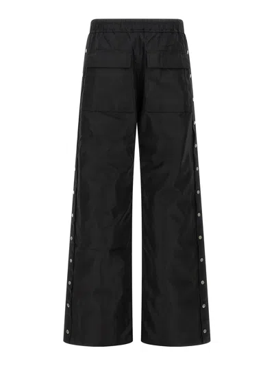 Drkshdw Black Nylon Pusher Trousers In Black