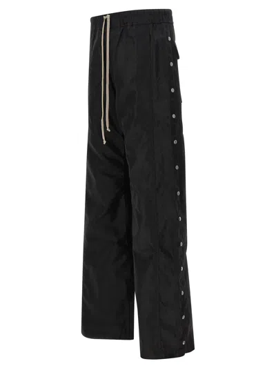 Drkshdw Black Nylon Pusher Trousers In Black