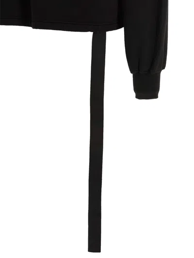 Drkshdw Oversized Hoodie Black Pearl Sweatshirt In Black